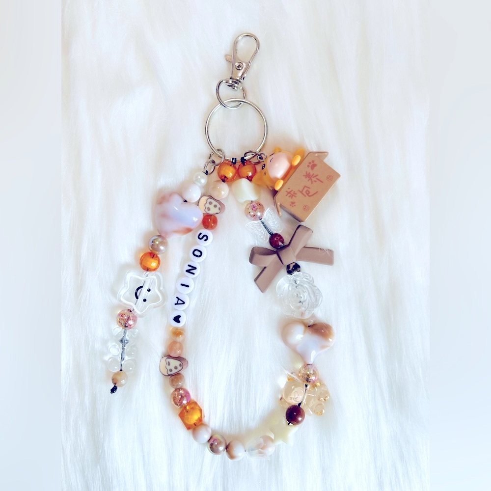 Cute personalized keychain